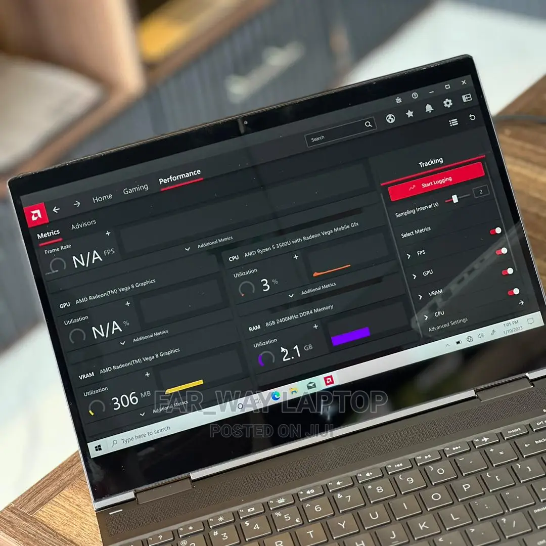New Laptop HP Envy X360 8GB AMD Ryzen 5 SSD 256GB