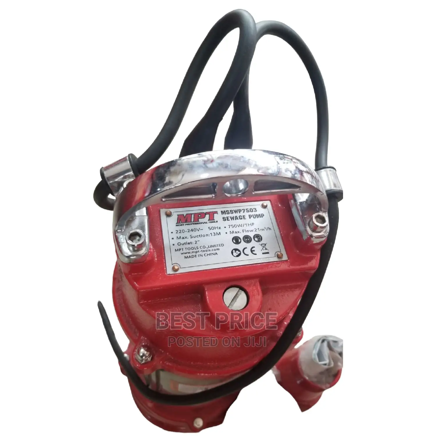Mpt Sewage Pump - Msspwp7503