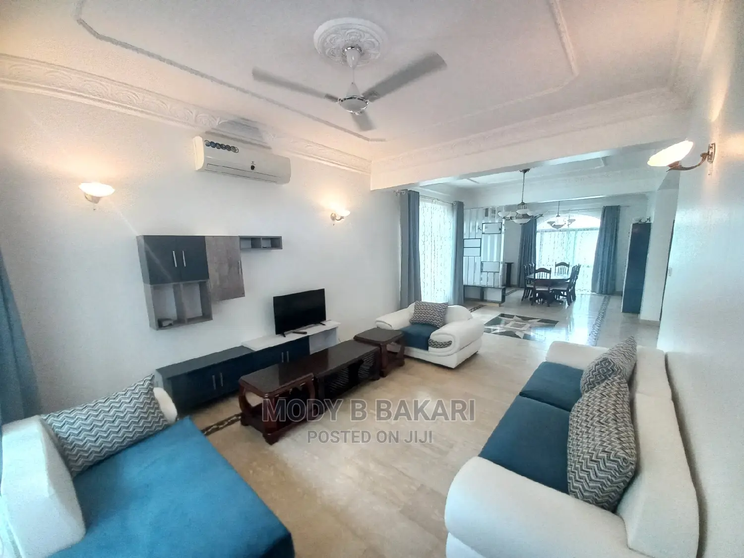 Furnished 4bdrm Villa in Kinondoni for Rent
