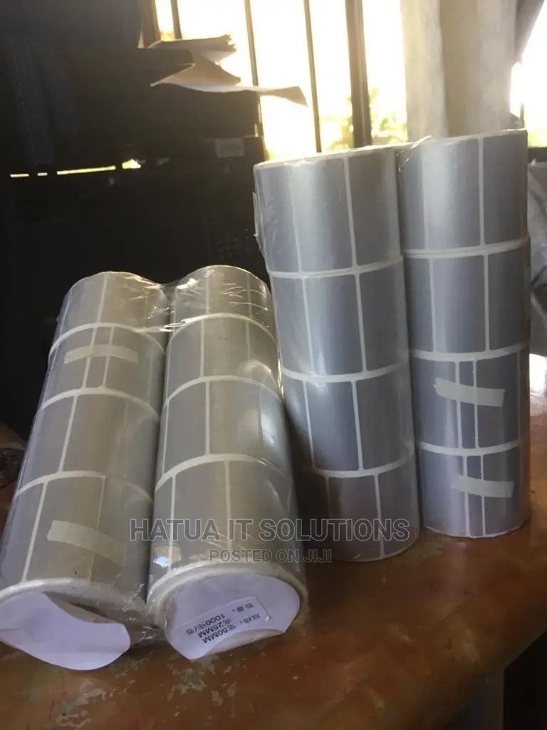 Silver Void Alimium Asset Label Rolls 50MMX25MM