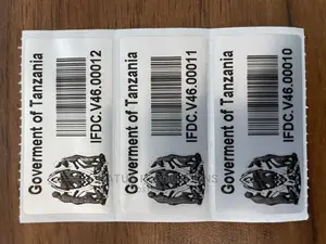 Silver Void Alimium Asset Label Rolls 50MMX25MM