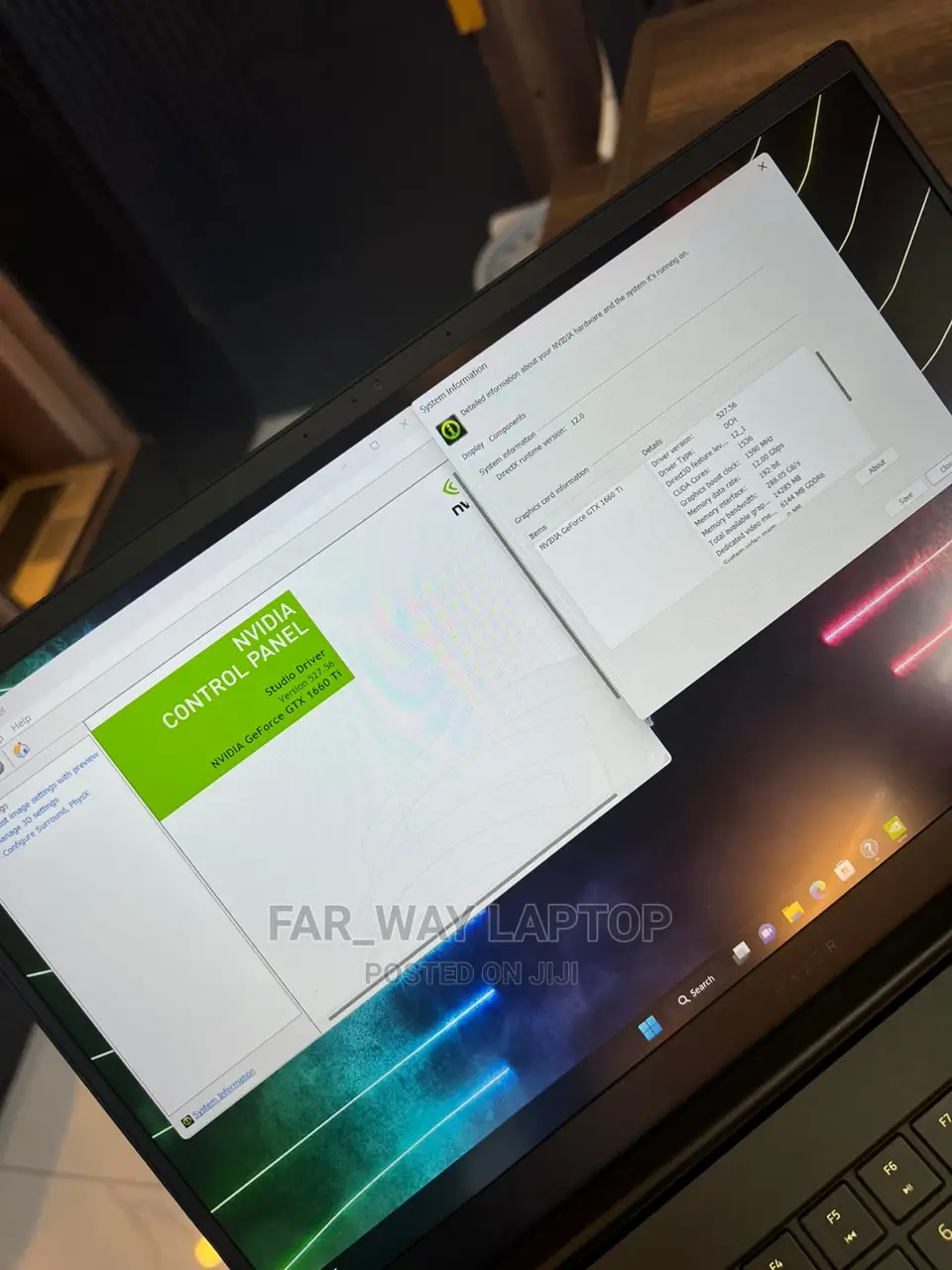 New Laptop Razer Blade 16GB Intel Core I7 SSD 1T