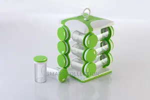 12 Pieces Spice Rack Containers Set