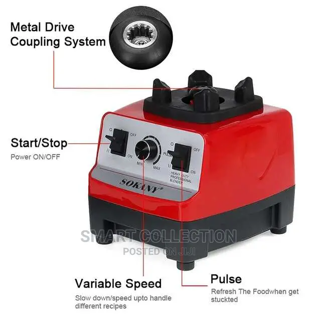Sokany 2L 4500W Heavy Duty Blender