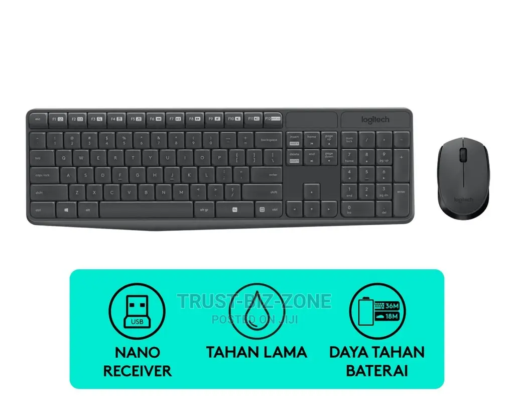 Logitech Keyboard Wireless With Mouse MK 270