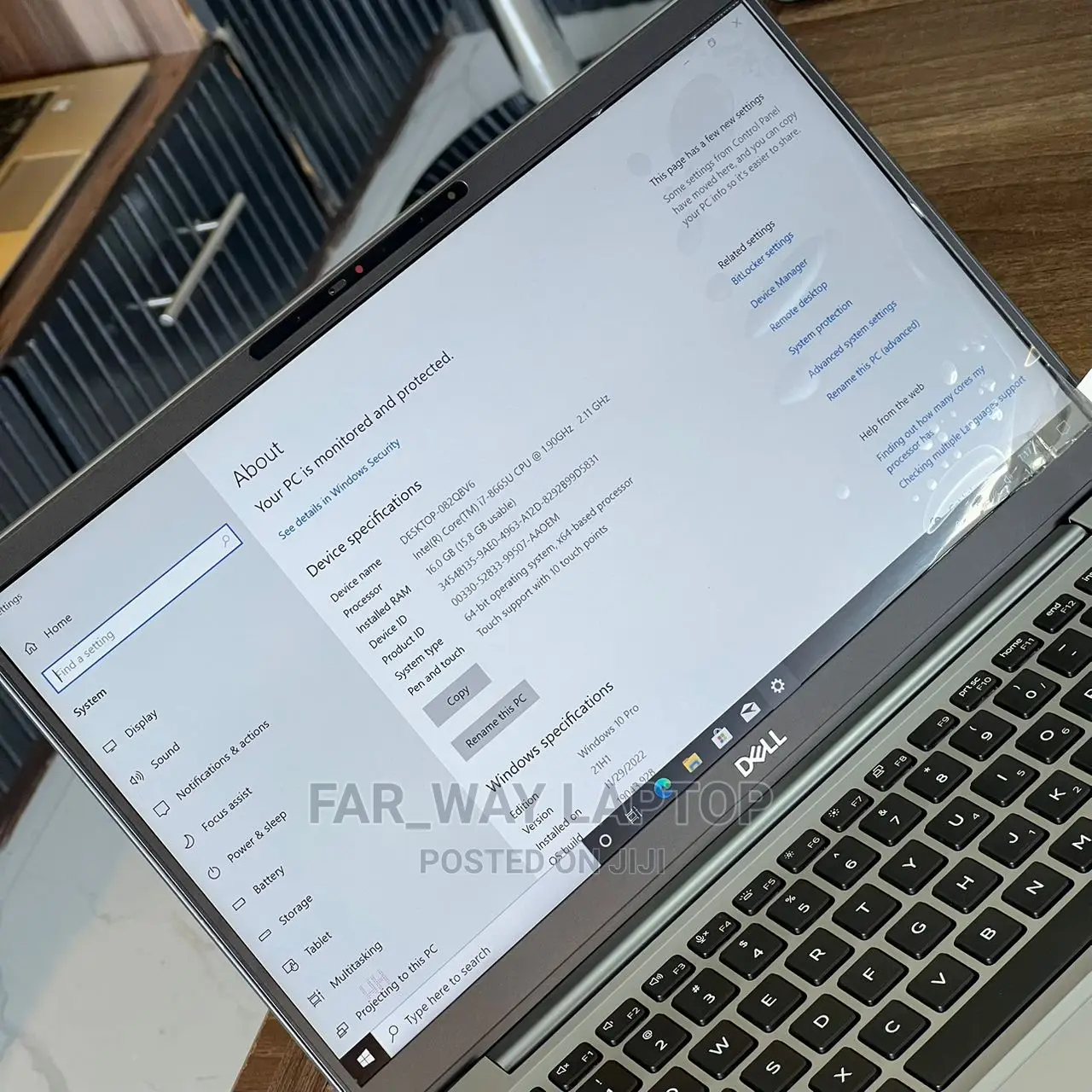 New Laptop Dell Latitude 7400 16GB Intel Core I7 SSD 512GB