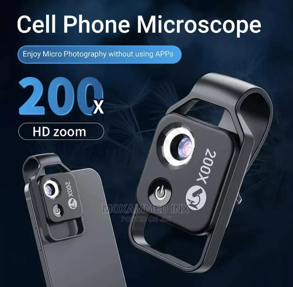 APEXEL Lensa Microscope Smartphone 200X - APL-MS002CBK
