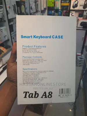 Smart Keyboard Case for Galaxy Tab A8 10.5 Inches