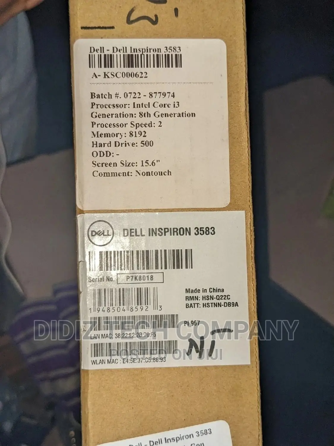 New Laptop Dell Inspiron 3542 8GB Intel Core i3 HDD 500GB