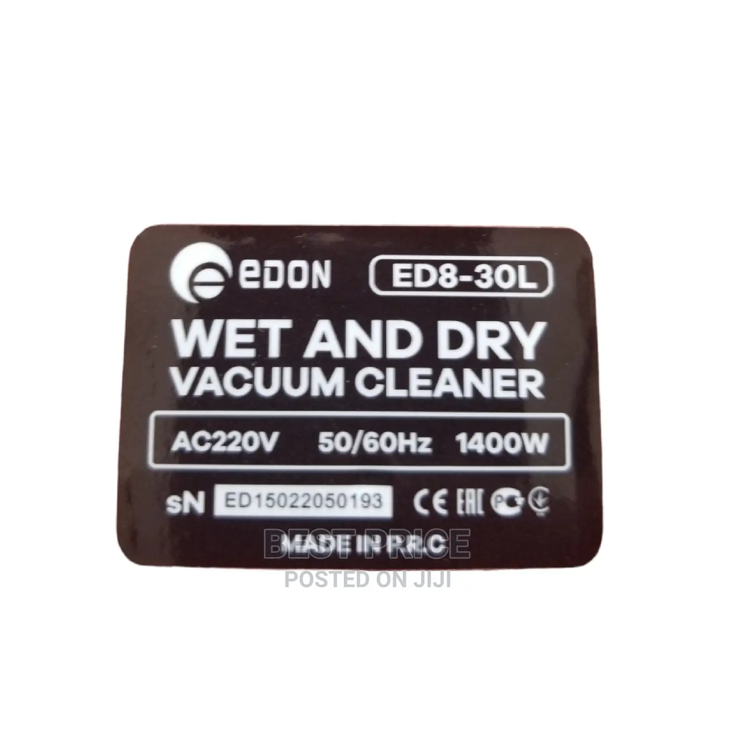 Edon Wet And Dry Vacuum Cleaner -30l