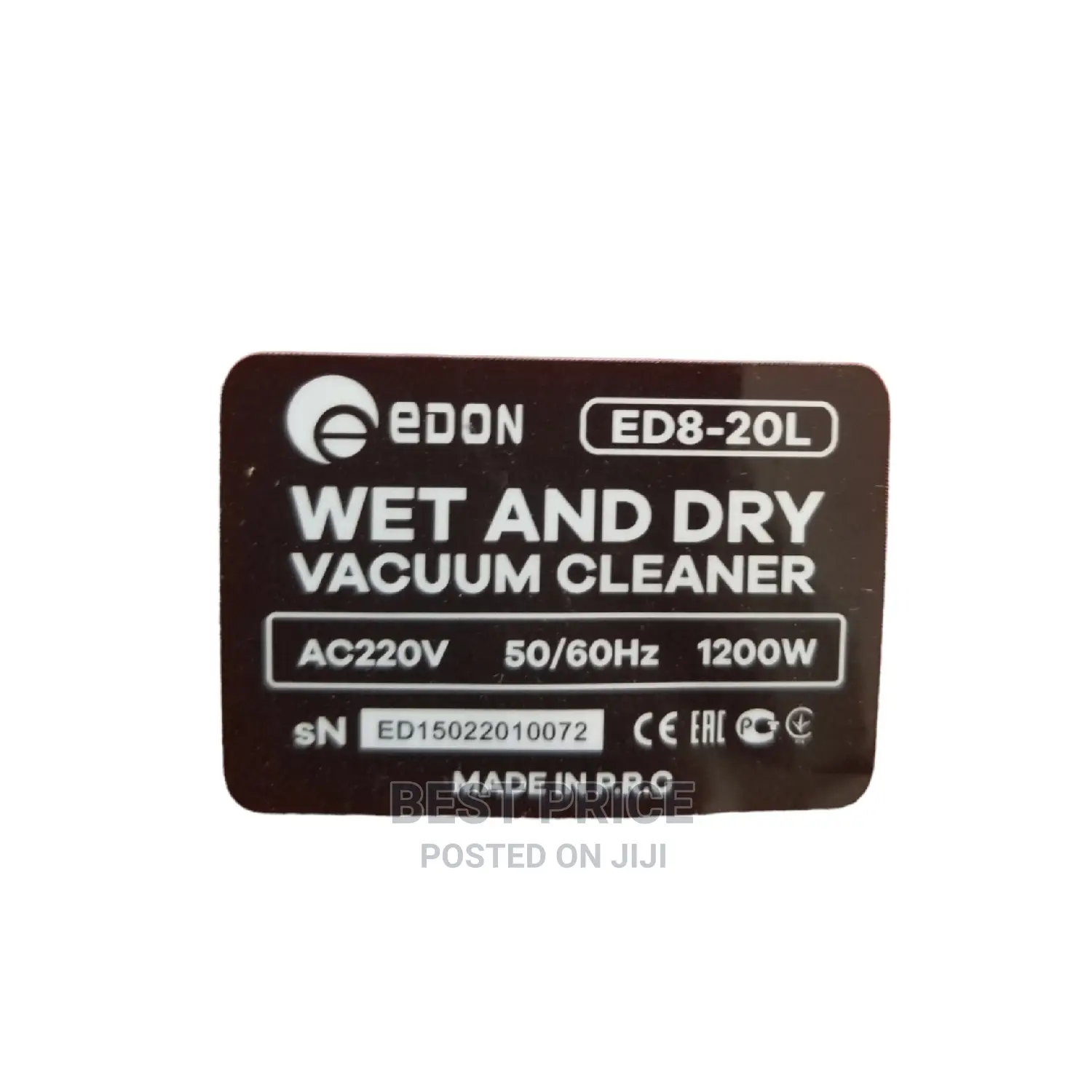 Edon Wet And Dry Vacuum Cleaner -20l