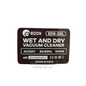Edon Wet And Dry Vacuum Cleaner -20l