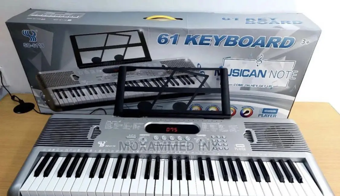 61 Keyboard Musician Note