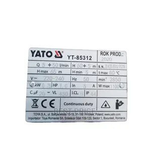 Yato Self Priming Jet Pump -