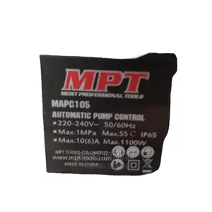 Mpt Automatic Pump Control