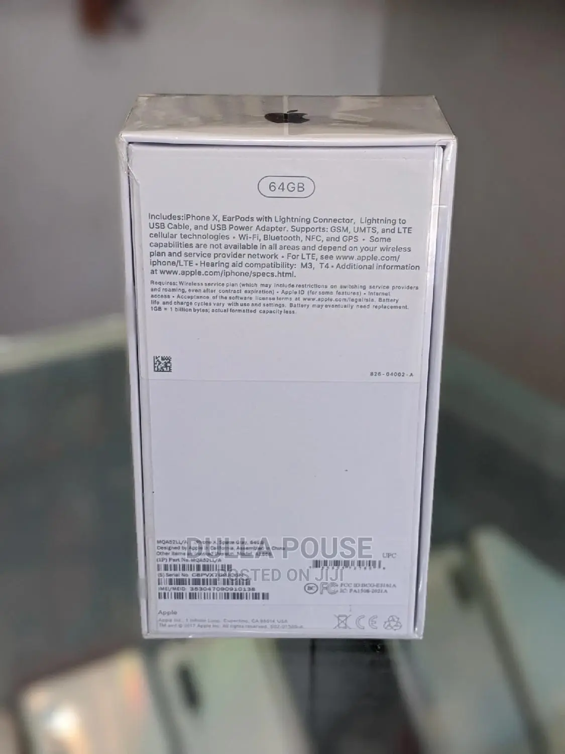 New Apple iPhone X 64 GB Gray