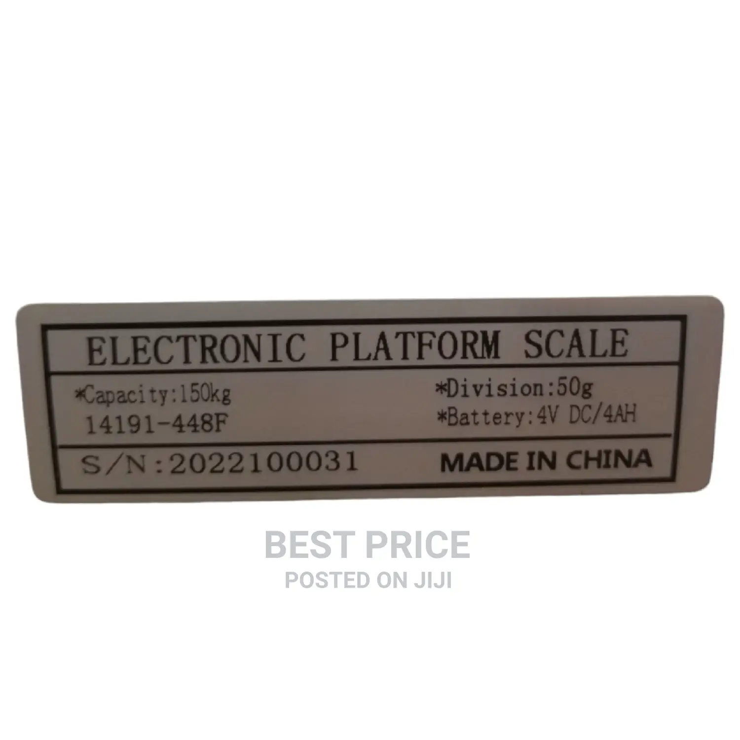 Electronic Platform Scale -150kg