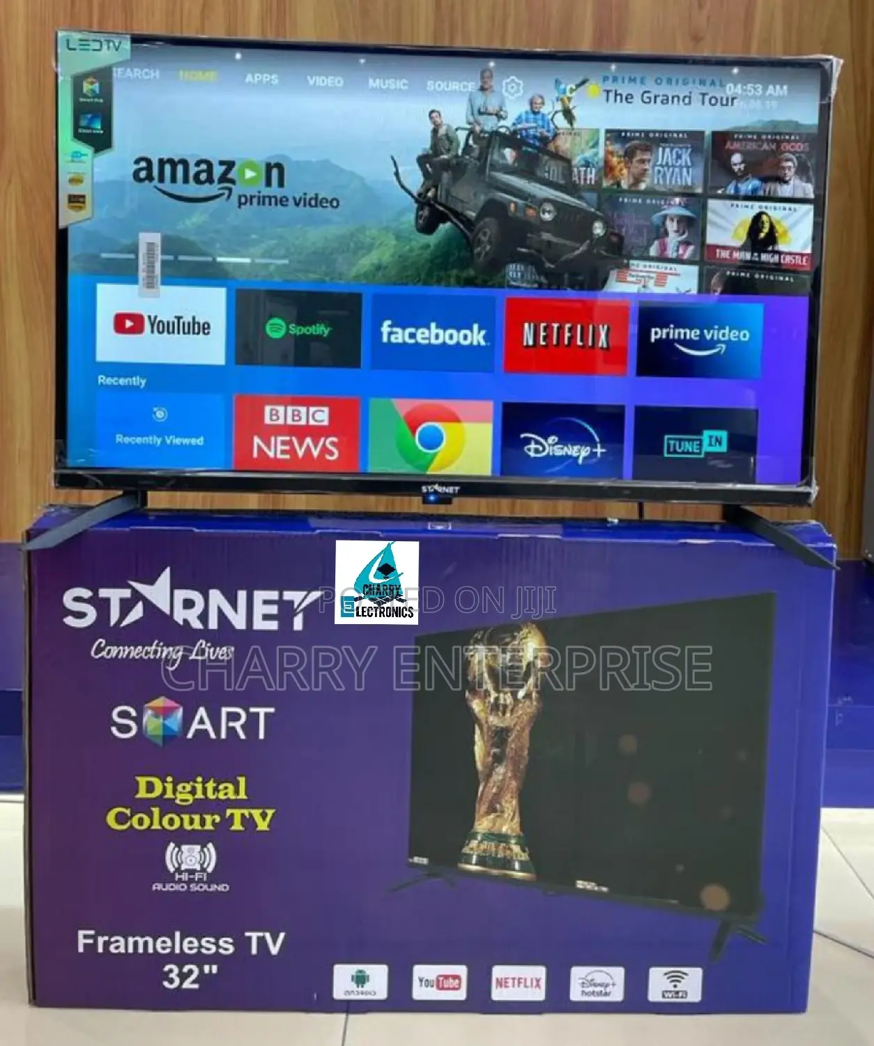  STARNET Smart ANDROID Frameless Tv32 Inch
Wi-Fi