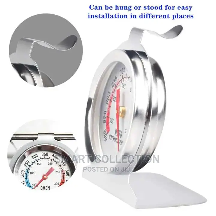 Stainless Steel Oven Thermometer Instant Read Gauge