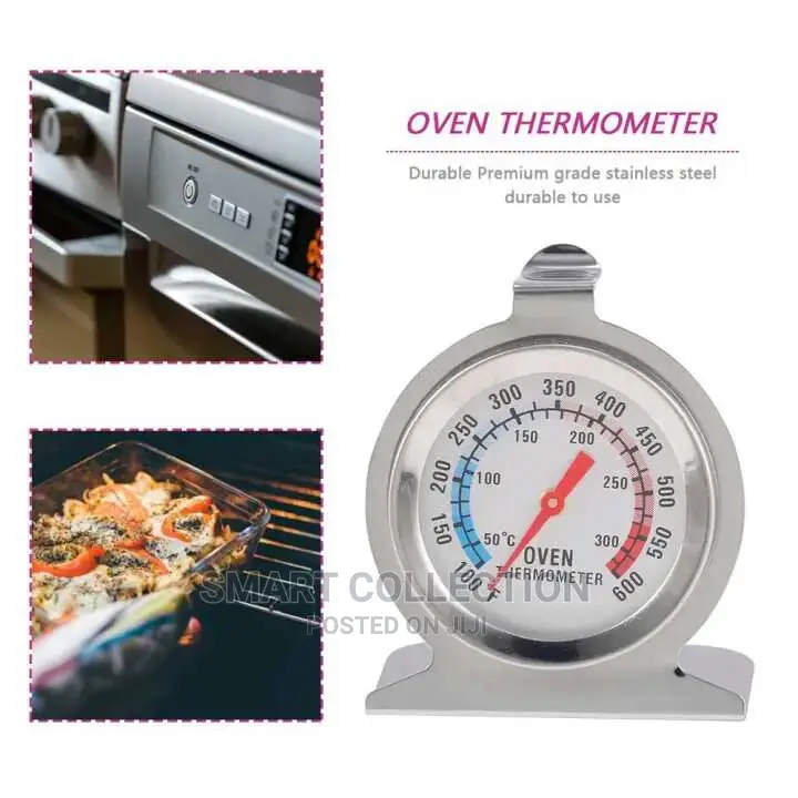 Stainless Steel Oven Thermometer Instant Read Gauge