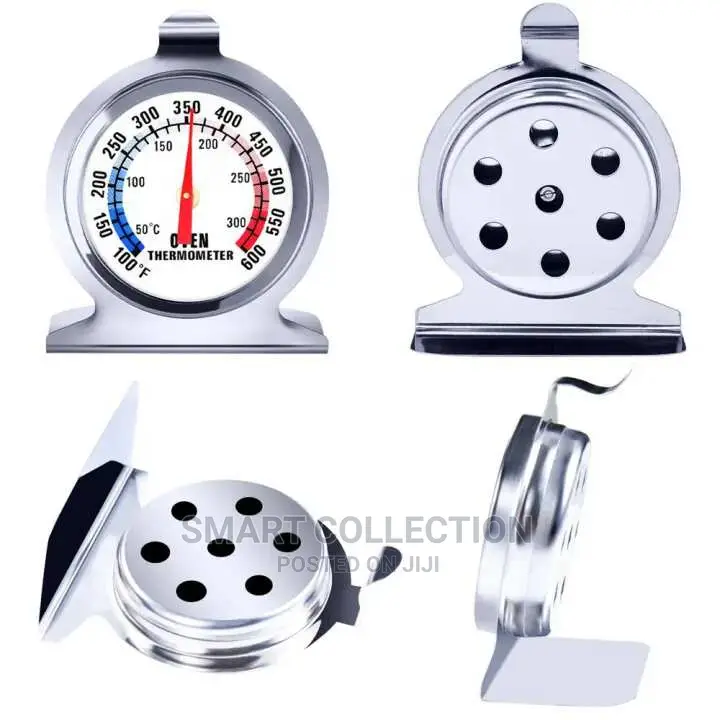 Stainless Steel Oven Thermometer Instant Read Gauge