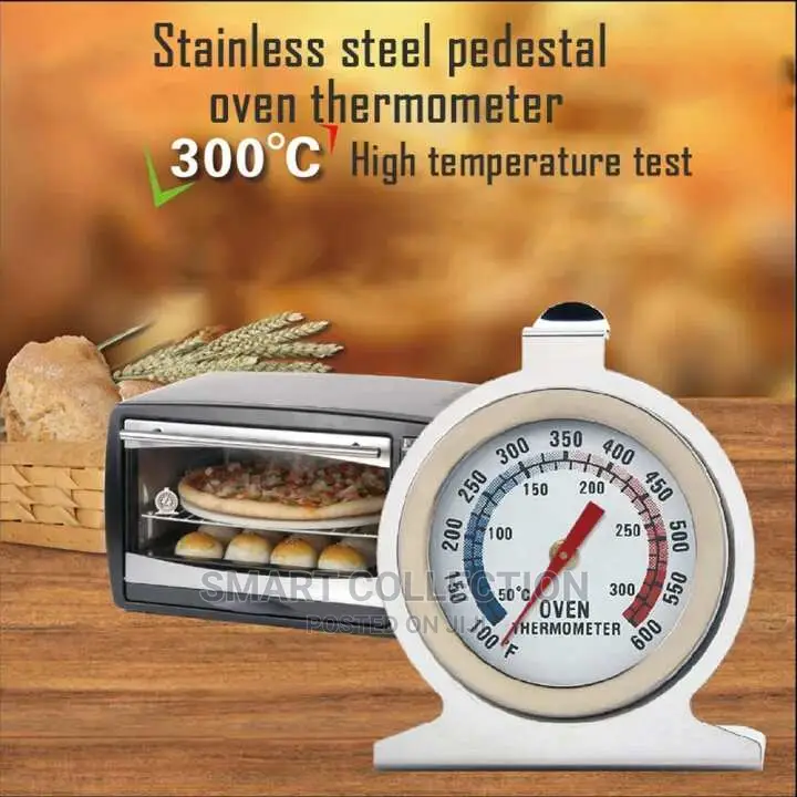 Stainless Steel Oven Thermometer Instant Read Gauge