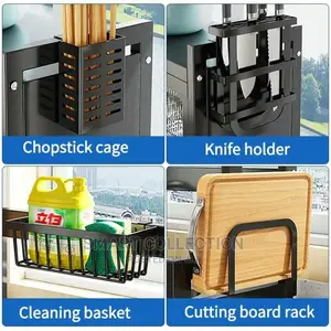 Metal Kitchen Plate/Dish Drainer Drying Rack With Cover