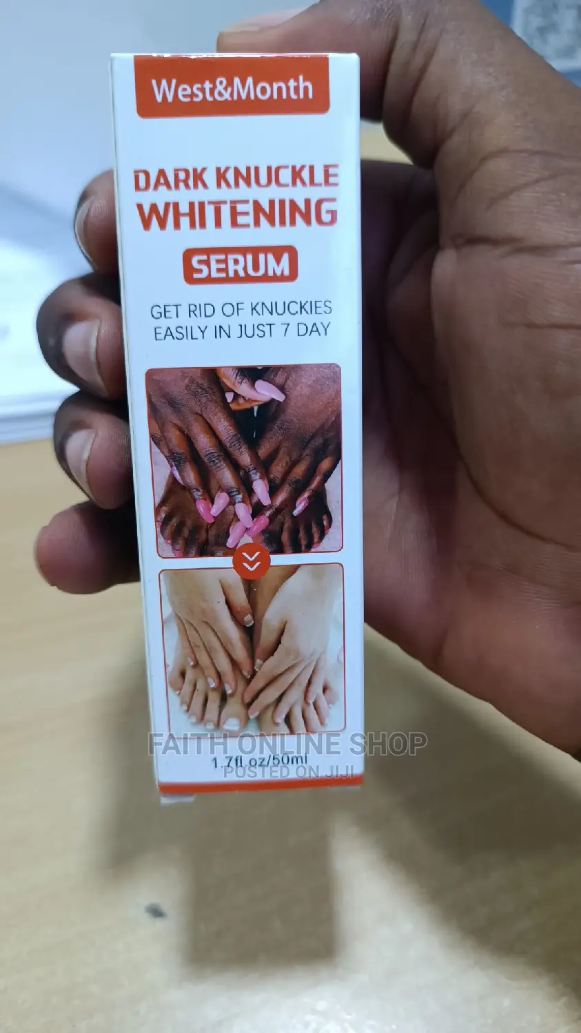 Dark Knuckle Whitening Serum.