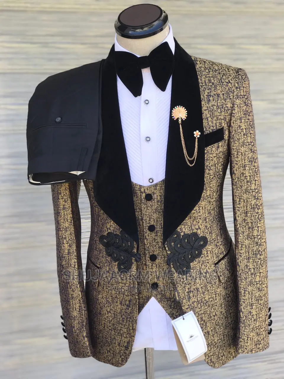 Gold Mens Suits