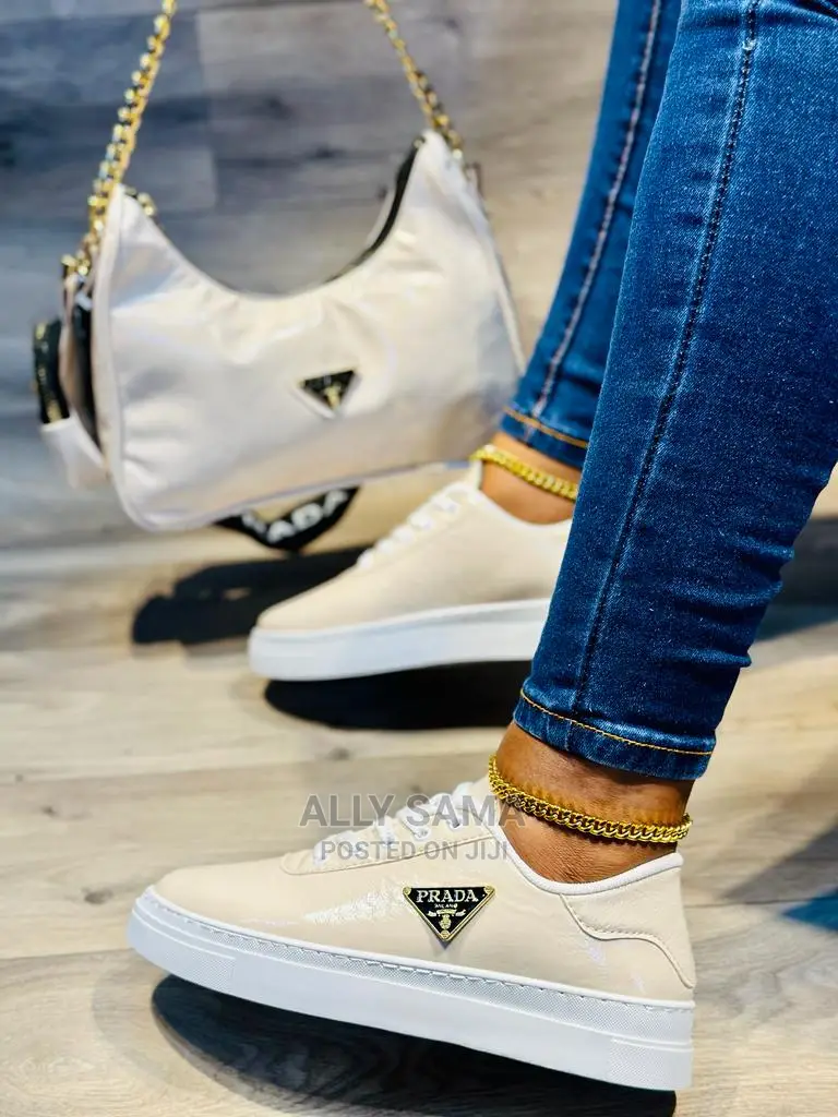 Ladies Prada Shoes, Wallet Bag