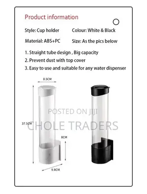 Wall Mounted Dispenser Cup Holder
