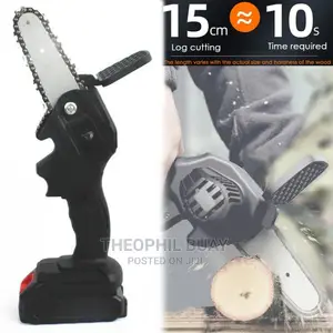 Mini Electric Portable Anti-Slip One-Handed Lithium Chainsaw