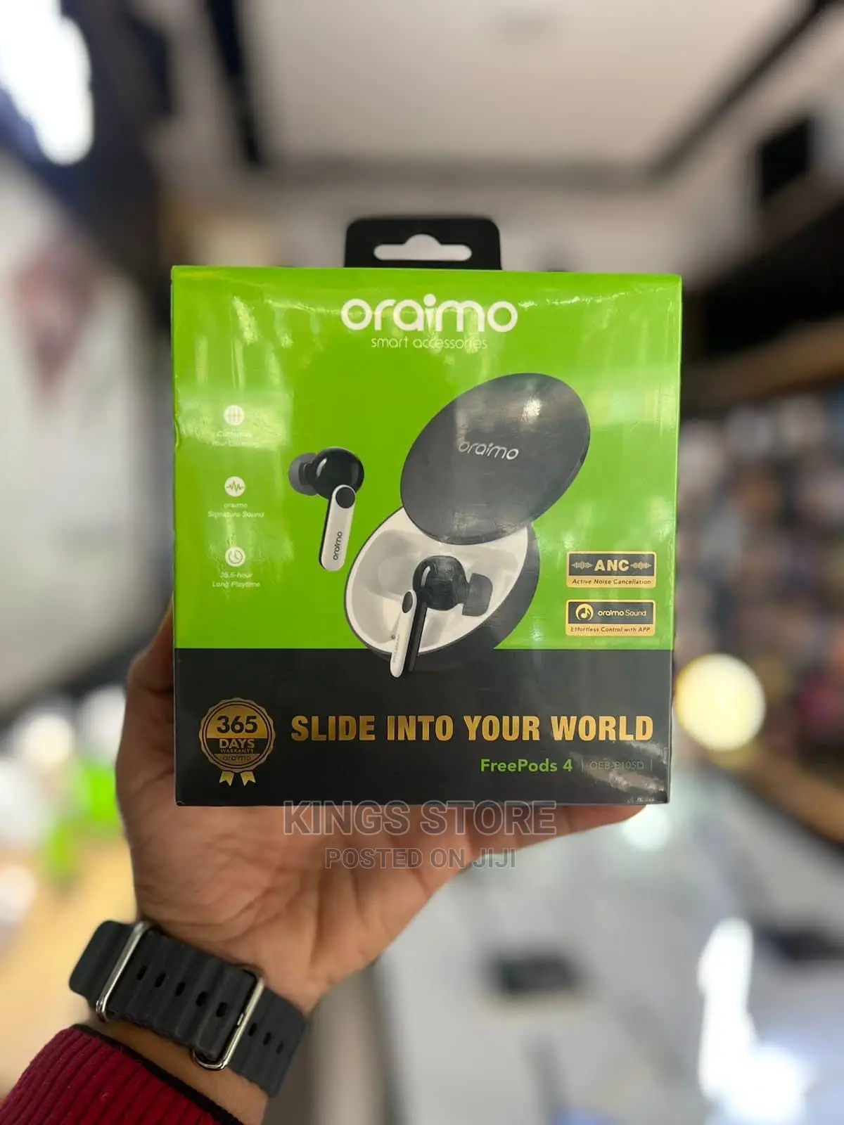 Oraimo Freepods 4 (Active Noise Cancellation)