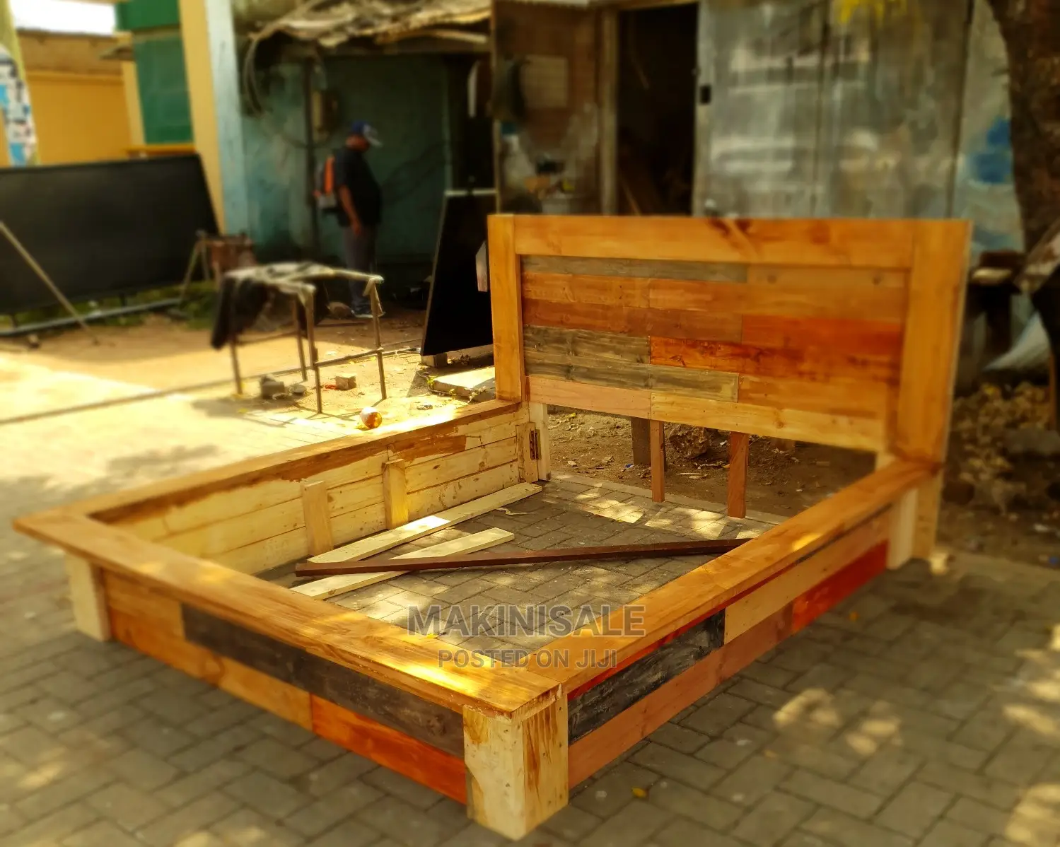 Kitanda Kizuri Sana Cha Pallet Simple