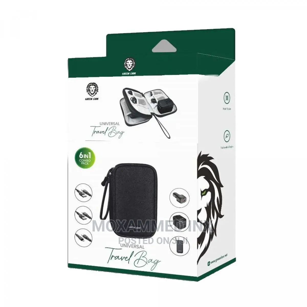 Green Lion Universal Travel Bag ( 6 in 1 Combo Pack)