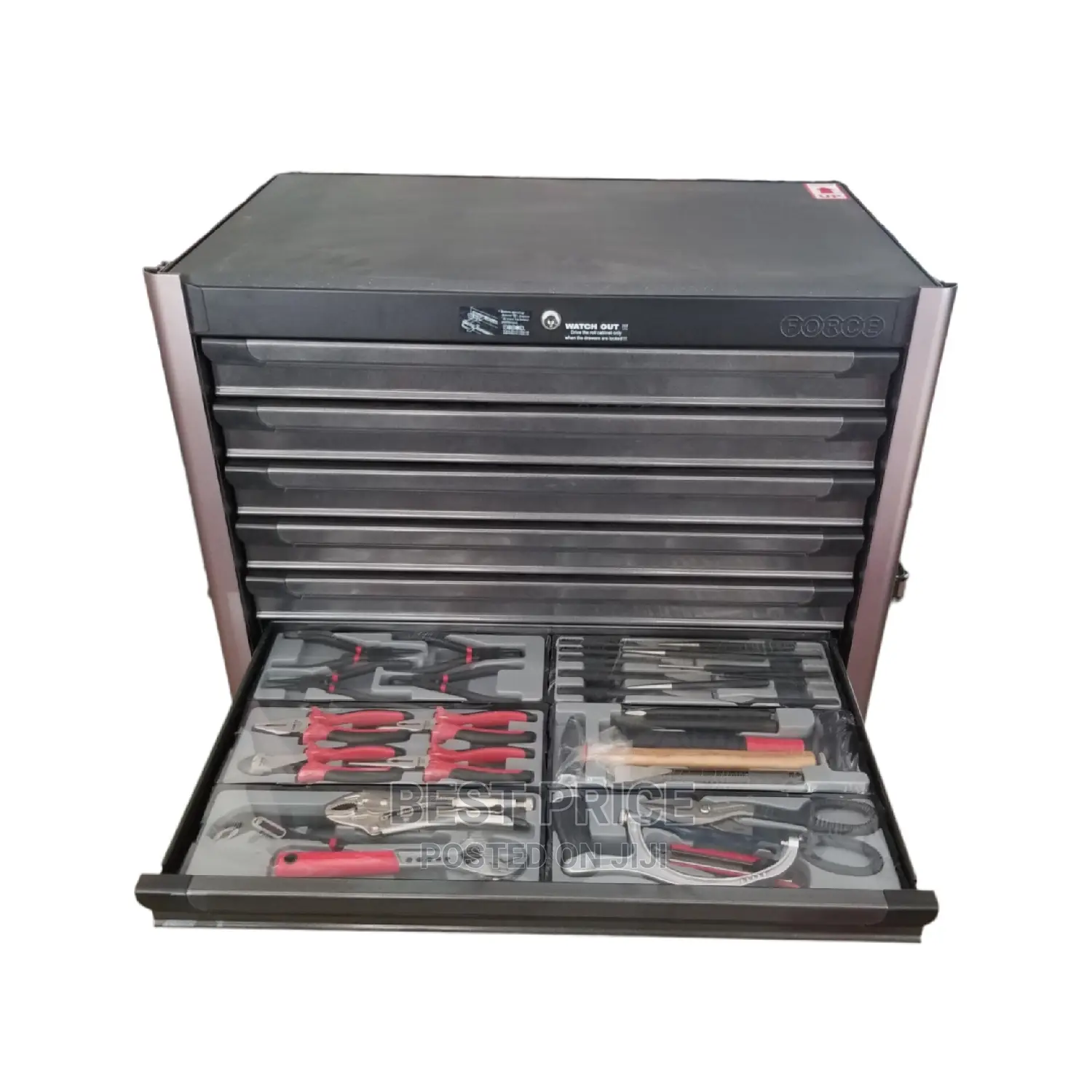 Force Hand Tools Service Tool Cabinet With Tools