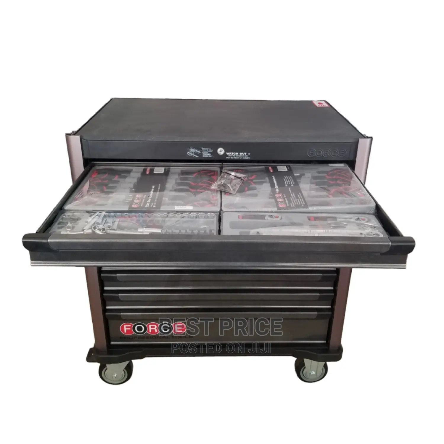 Force Hand Tools Service Tool Cabinet With Tools