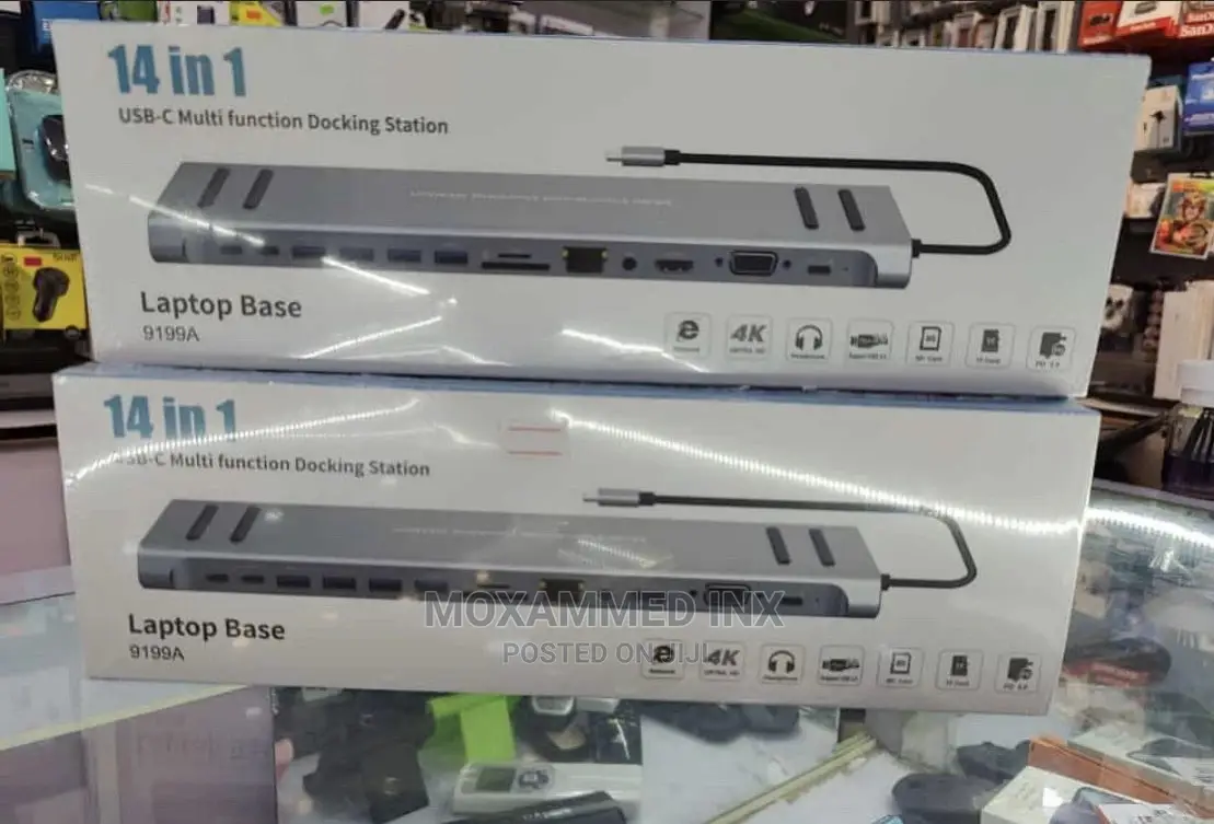 Laptop Base Docking Station 14 in 1