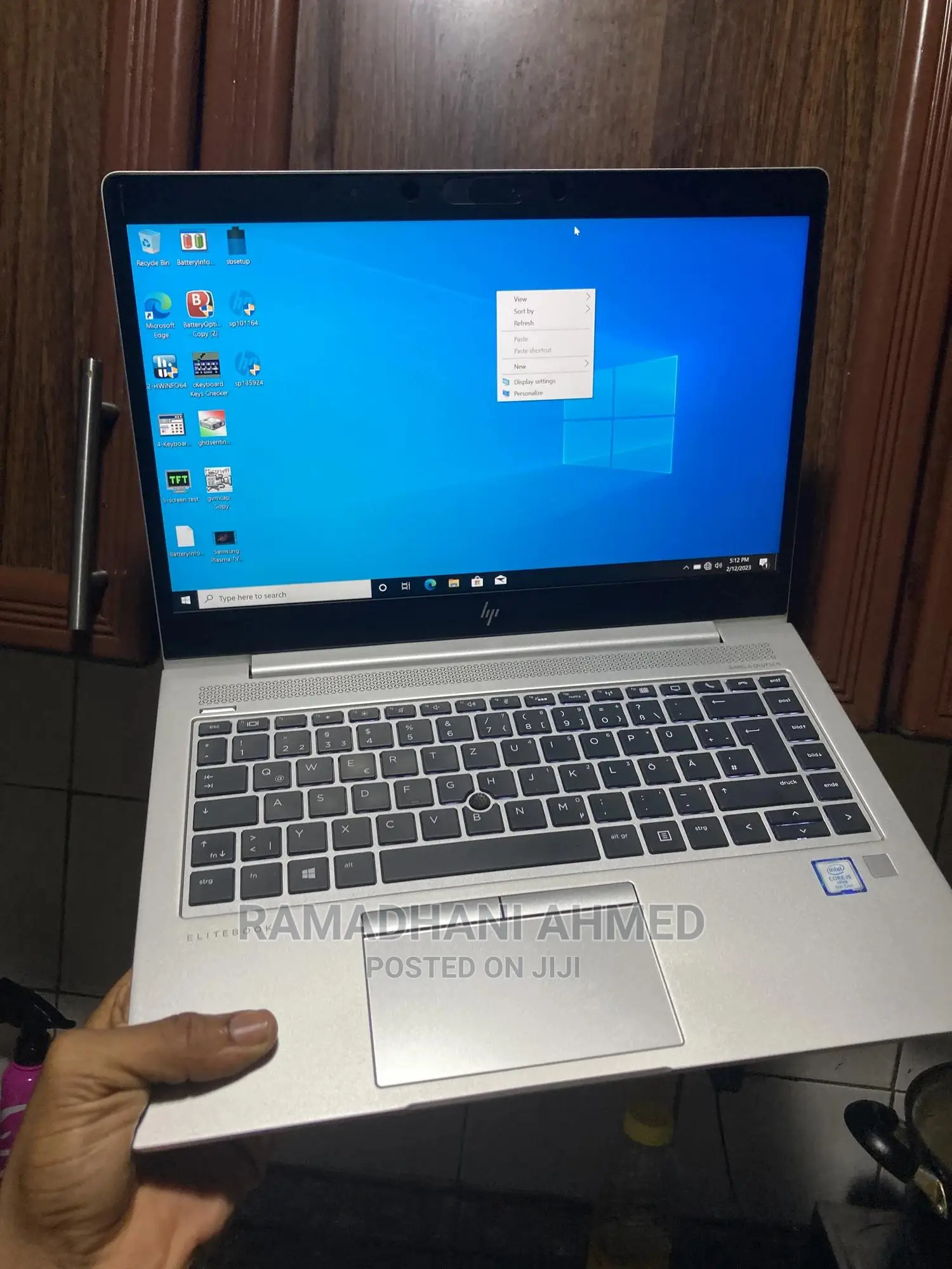Laptop HP EliteBook 840 G5 8GB Intel Core I5 SSD 256GB