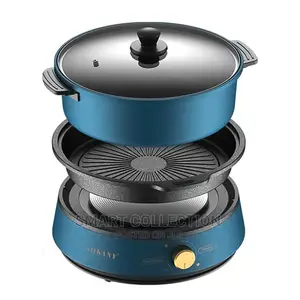 SOKANY Electric Cooker 4L With Steamer,Non-stick,Splitdesign