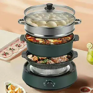 SOKANY Electric Cooker 4L With Steamer,Non-stick,Splitdesign