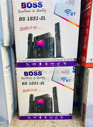BOSS Subwooferbs-1831-2l5.1 Channel20w5 Speakers