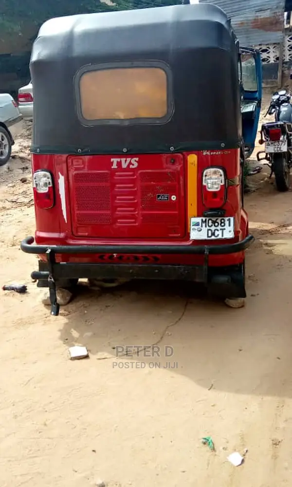 New TVS King Deluxe Plus iTouch Start 2023 Red
