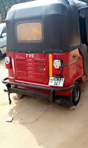 New TVS King Deluxe Plus iTouch Start 2023 Red