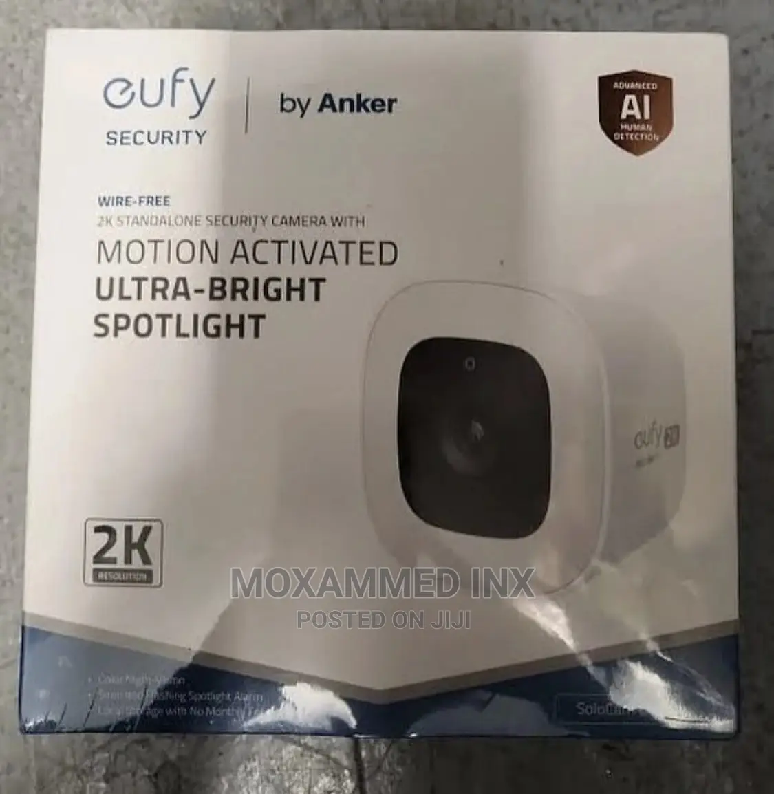 Eufy Security Camera With Motion Activated Ultra Bright