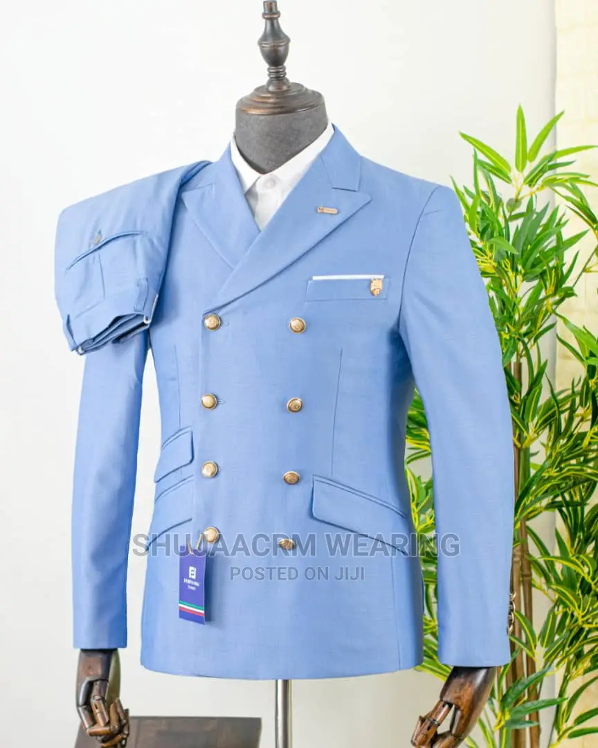8 Button Mens Suit