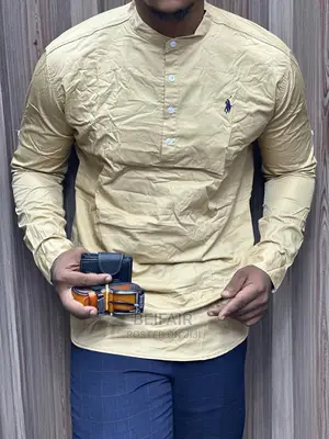 Long Sleeves Stand Up Shirts