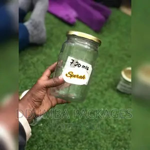 Glass Jars Mills 720 Pc12
