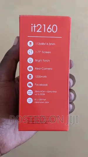 New Itel it2160 Black