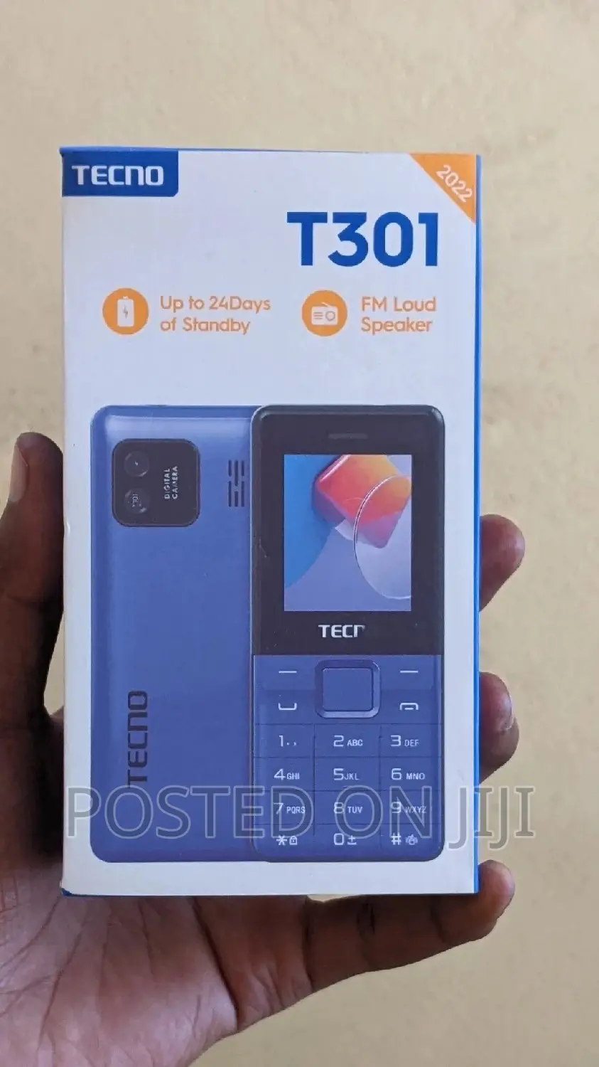 New Tecno T301 Black